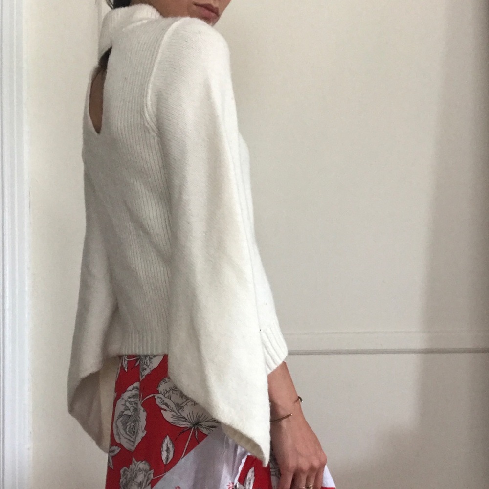 MOTH brand sweater with butterfly sleeves